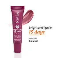 Foxtale Brightening Lip Balm with Peptides, Vitamin C & Hyaluronic Acid for Dry Lips & Pigmentation
