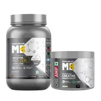 MuscleBlaze Biozyme Iso-Zero (Ice Cream Chocolate,1 kg) & Creatine Monohydrate CreAMP 100gm Combo