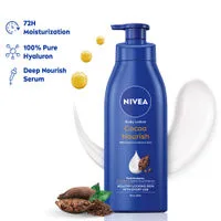 NIVEA 48H Deep Moisture Care Cocoa Butter & Vit E Body Lotion For Very Dry Skin