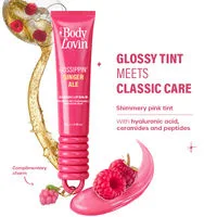Plum BodyLovin' Gossippin’ Ginger Ale Glassic Lip Balm - Shimmery Pink