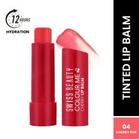 Swiss Beauty Colour Me Tinted Lip Balm For Dry With SPF 15, Shea Butter and Vitamin E