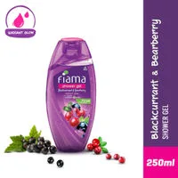Fiama Shower Gel Blackcurrant & Bearberry Body Wash, Radiant Glowing & Hydrating Skin