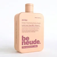 Be Neude All Wet Deep Cleansing Detanning Milk Body Wash