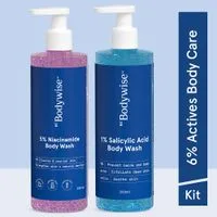 Be Bodywise 5% Niacinamide & 1% Salicylic Acid Body Wash for Acne Control & Mark Reduction