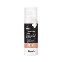 The Derma Co 1% Hyaluronic Tinted Sunscreen SPF 60 Gel PA++++
