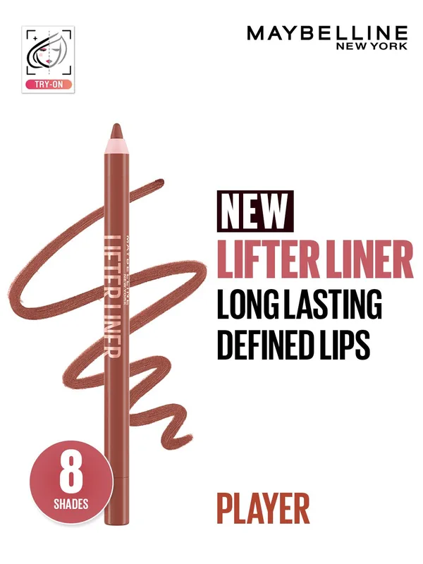Maybelline New York Lifter Liner Lip Liner Pencil with Hyaluronic Acid - Player