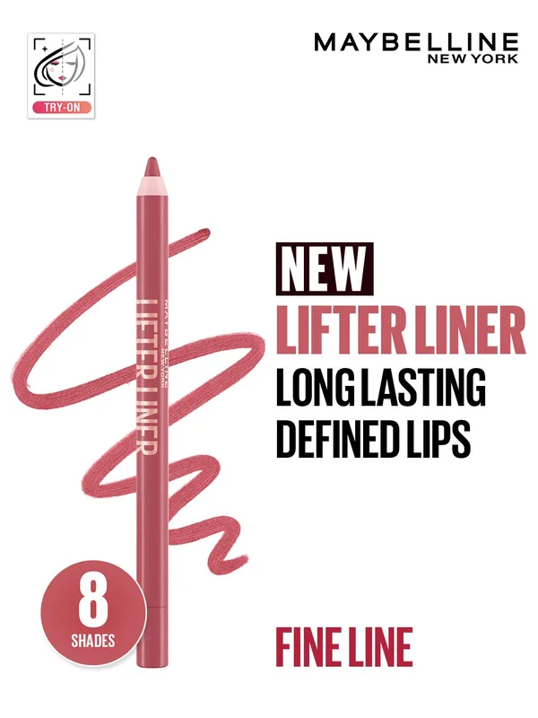 Maybelline New York Lifter Liner Lip Liner Pencil with Hyaluronic Acid - Fine Line