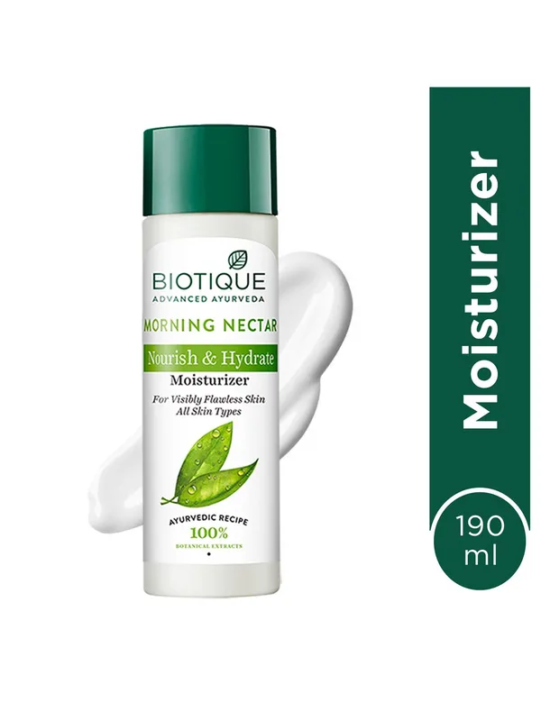 Biotique Morning Nectar Nourish & Hydrate Visibly Flawless Skin Moisturizer - 190ml