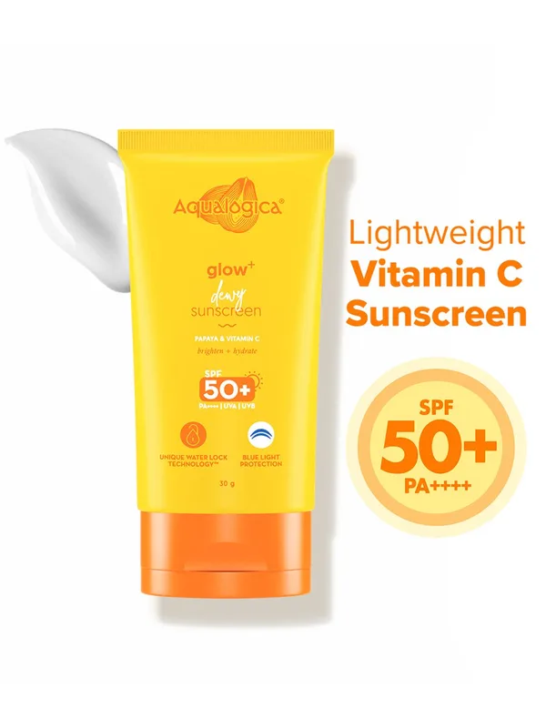 Aqualogica Glow+ Dewy Sunscreen SPF 50 PA++++ - 30 g