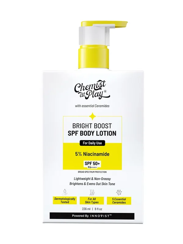 Chemist at Play Bright Boost Body Lotion With SPF50+ - 236 ml