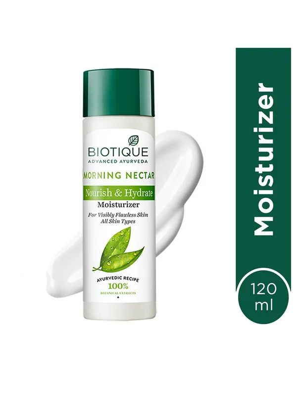 Biotique Morning Nectar Nourish & Hydrate Visibly Flawless Skin Moisturizer - 120ml