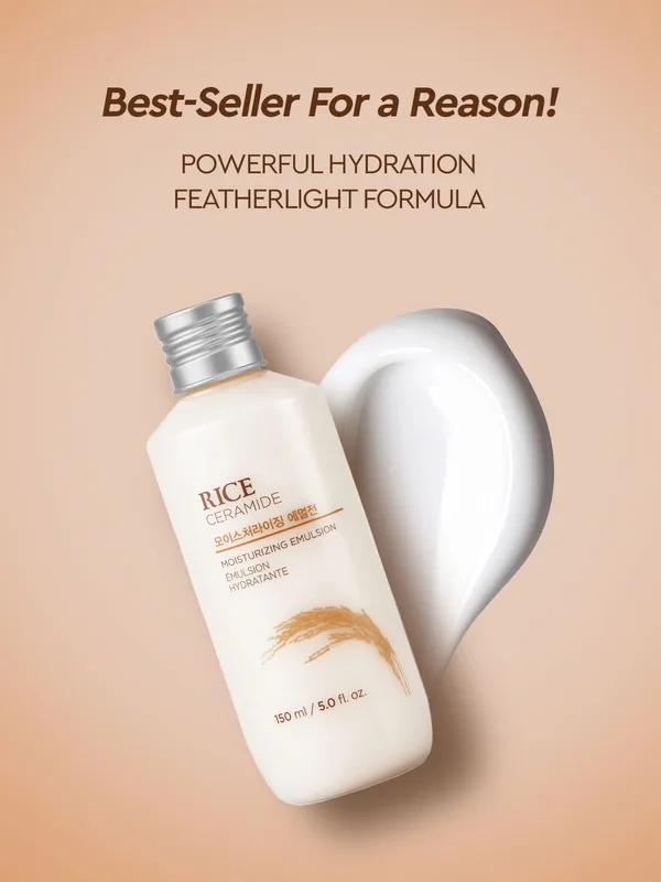 The Face Shop Ceramide & Rice Skin Brightening Moisturizing Emulsion 150 ml