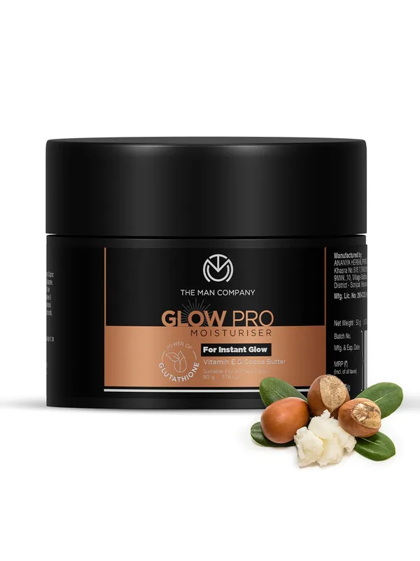 THE MAN COMPANY Glow Pro Moisturizer For Instant Glow & Deep Hydration - 50g