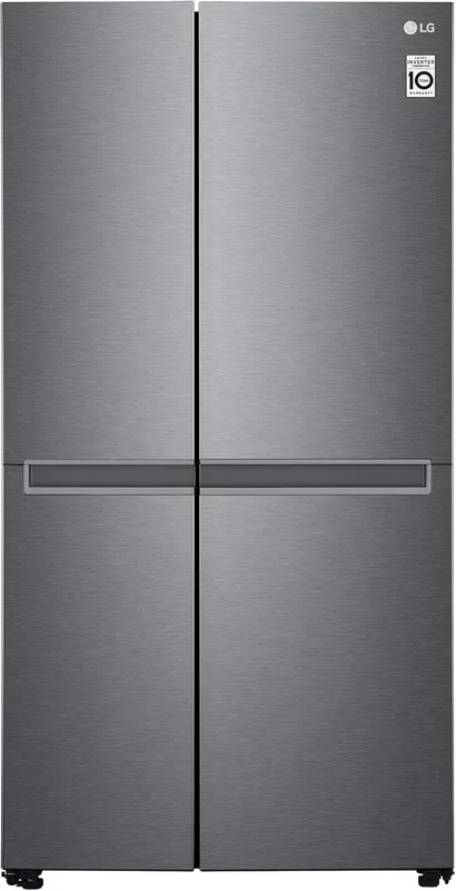 LG 688 L Frost-Free Smart Inverter Compressor Side-By-Side Refrigerator (GC-B257KQDV, Dark Graphite Steel, Multi Digital Sensors and Express Freezing, 2022 Model)