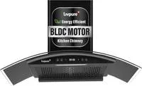 LIVPURE ETERNA-BLDC-90-FL-HAC 1600 CMH 90 cm Auto Clean Chimney
