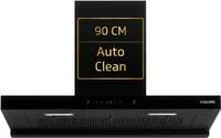 V-Guard T20 Filterless 1300 CMH 90 cm 90cm| Touch & Gesture Control |Powerful Suction Auto Clean Chimney