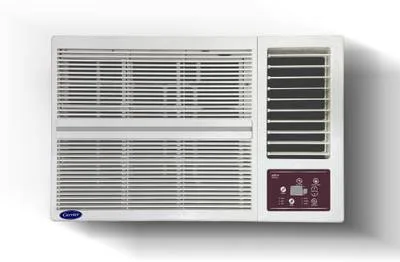 CARRIER 2026 Model 1.5 Ton 3 Star Window Inverter Turbo mode for Faster Cooling, Energy Saver Mode, Dry Function for Monsoons, Auto Timer and Dust Filter AC
