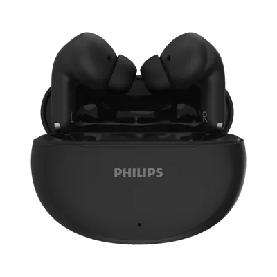 PHILIPS TAT1269BK In-Ear Earbuds, 13mm Drivers, 40H, IPX5, BT 5.4, Touch/Voice Controls Bluetooth