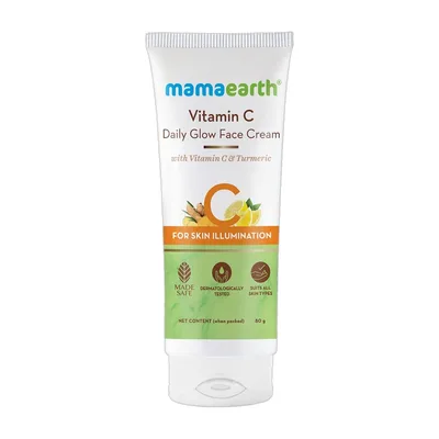 Mamaearth Daily Glow Face Cream for Bright Skin With Vitamin C & Turmeric