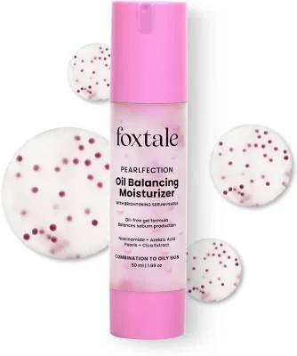 Foxtale Oil Balancing Moisturizer, Niacinamide & Cica| Lightweight & Non-Greasy