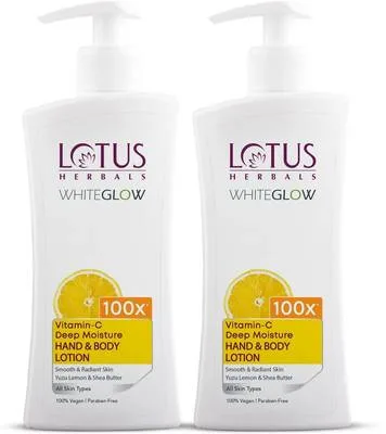LOTUS HERBALS WhiteGlow Vitamin C Deep Moisture Hand & Body Lotion Moisturiser