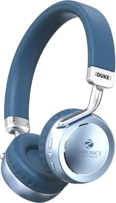 ZEBRONICS Zeb-Duke 2, with 60h Backup, BT v5.4, Gaming Mode, ENC, Deep Bass, Dual Pairing Bluetooth