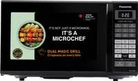 Panasonic 27 L Black Mirror, Heat , stainless steel cavity, Magic Grill Convection Microwave Oven