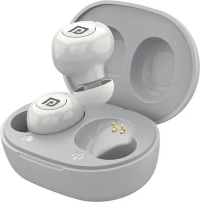 Portronics Harmonics Twins S3 Smart TWS Bluetooth Earbuds,20 Hours Playtime, Booming Bass Bluetooth