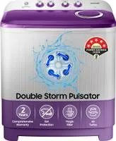 Samsung 7 kg 5 star, Air Turbo Drying Semi Automatic Top Load Washing Machine Grey, Purple