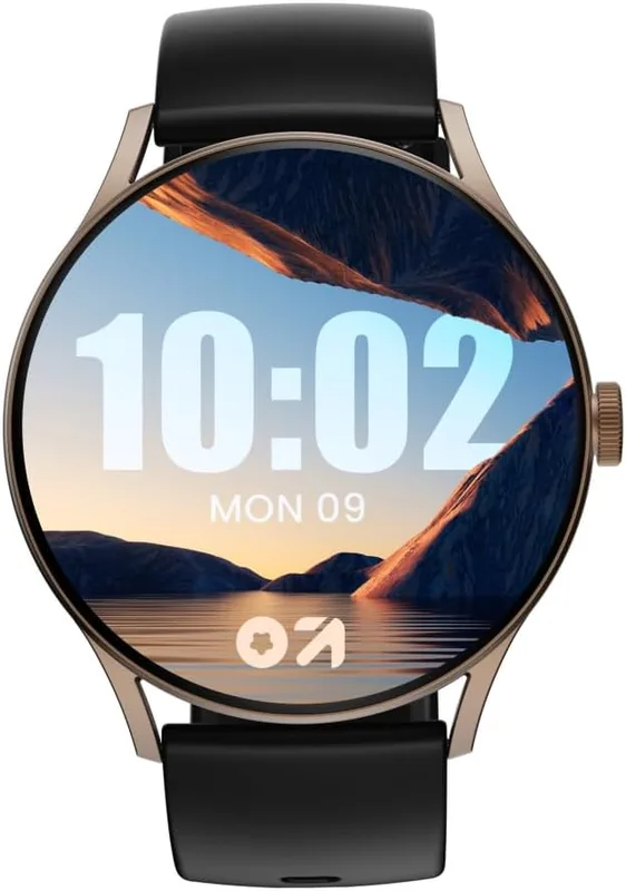 GOBOULT Rover Pro Smartwatch 1.43'' AMOLED, BT Calling 5.3, 1000 Nits Brightness, IP68, 150+ Watchfaces, 120+ Sports Modes, AI Voice Assistant, SpO2 Monitoring (Pure Black)