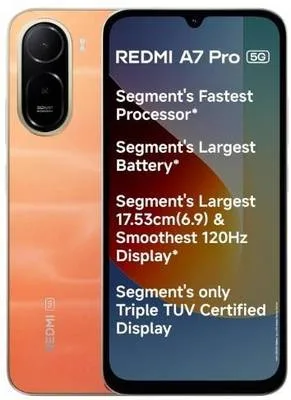 REDMI A7 Pro 5G (Sunset Orange, 128 GB)