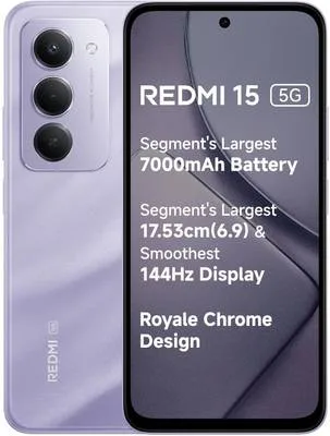 REDMI 15 5G (Sandy Purple, 128 GB)