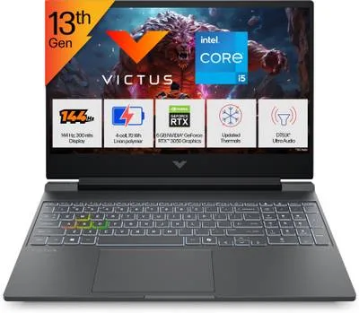 HP Victus Intel Core i5 13th Gen 13420 H - (16 GB/512 GB SSD/Windows 11 Home/6 GB Graphics/NVIDIA GeForce RTX 3050) 15-fa2196tx / 15-2197tx Gaming Laptop