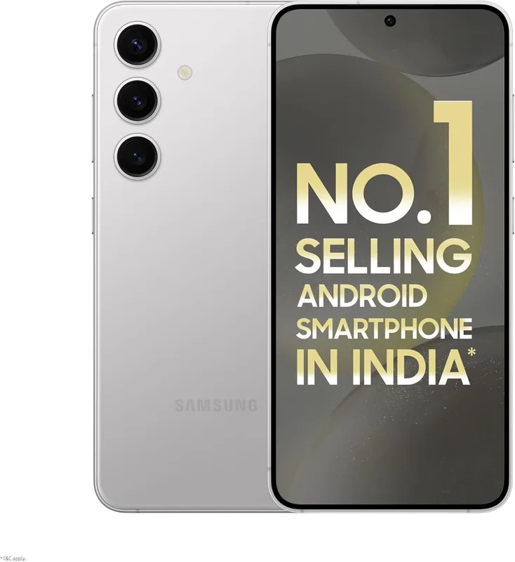 Samsung Galaxy S24 5G AI Smartphone (Marble Gray, 8GB, 128GB Storage)