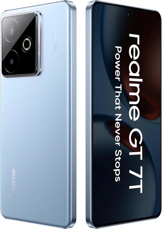 realme GT 7T (IceSense Blue,12GB+256GB)| MediaTek D8400 MAX | Strongest Battery Combo 7000mAh + 120W | AI 4K 60FPS Travel Camera | 360° Cooling IceSense Design with Graphene | 6000 nits Display