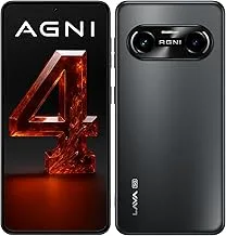 Agni 4 5G (8GB RAM, 256GB Storage, Phantom Black) | Metal Body | MTK Dimensity 8350 Processor (1.4Mn+ Antutu) | 1.5K AMOLED Display | 50MP OIS Camera | LPDDR5X RAM | UFS 4.0 | 4K@ 60fps | Vayu AI