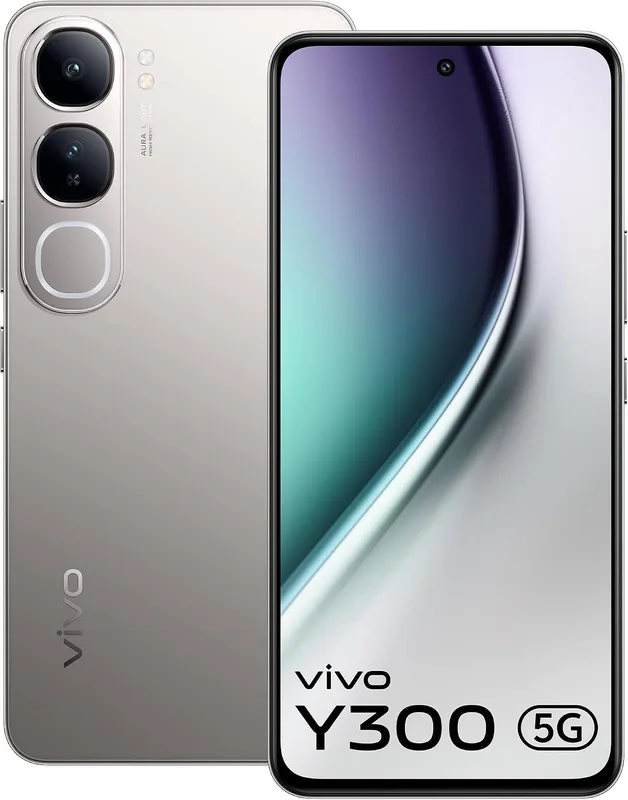 vivo Y300 5G (Titanium Silver, 8GB RAM, 128GB Storage) with No Cost EMI/Additional Exchange Offers