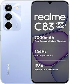 realme C83 5G 6+128GB, MediaTek Dimensity 6300, 6.8" 144Hz, Battery 7000mAh, Blooming Purple