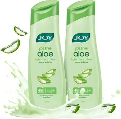 Joy Pure Aloe Light Moisturising Serum Body Lotion | 48Hr Moisturization