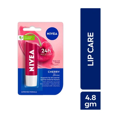 NIVEA Shine Caring Lip Balm Cherry