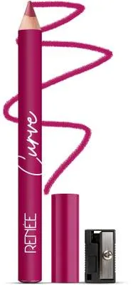 Renee Curve Lip Liner With Sharpener - Matte Finish, Long-lasting, Richly Pigmented