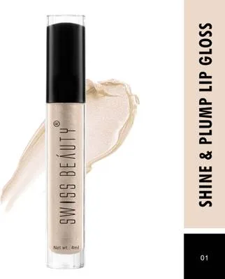 SWISS BEAUTY Shine & Plump | Non - Sticky and Hydrating Lip Gloss