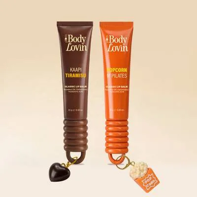 Plum Body Lovin' All-New Glassic Tinted Lip Balm Duo - Kaapi Tiramisu & Popcorn N' Pilates (20 ml)