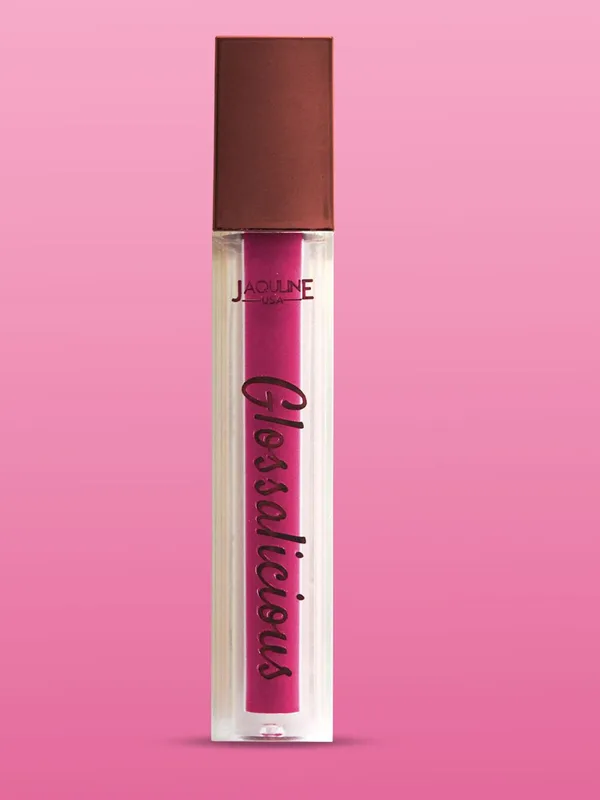 Jaquline USA Glossalicious Lip Gloss With Shea Butter & Jojoba Oil - 3.5ml - Berry Glo