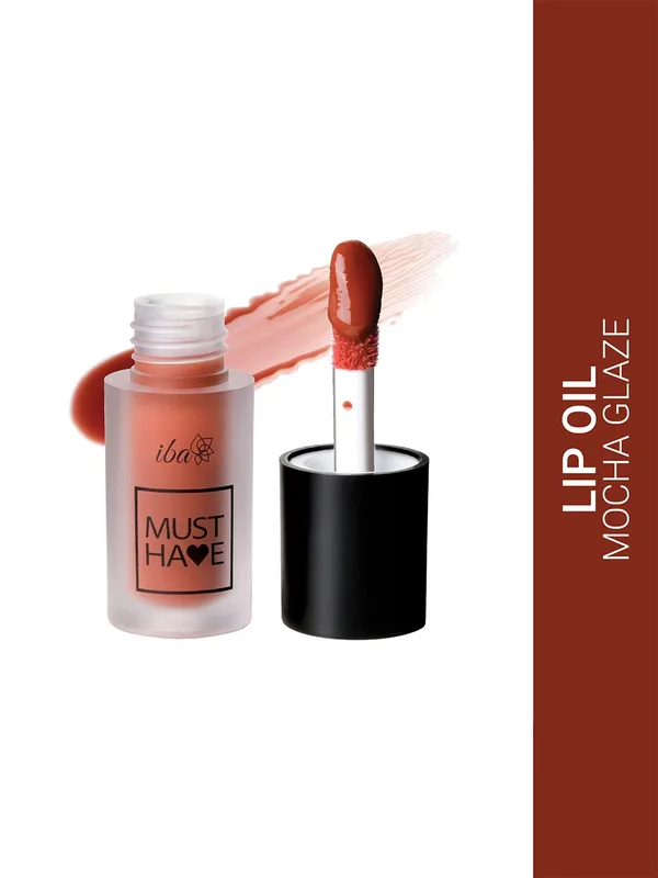 Iba Must Have High Shine Lip Oil with Vitamin C - 2.6 ml - 02 Mocha Glaze