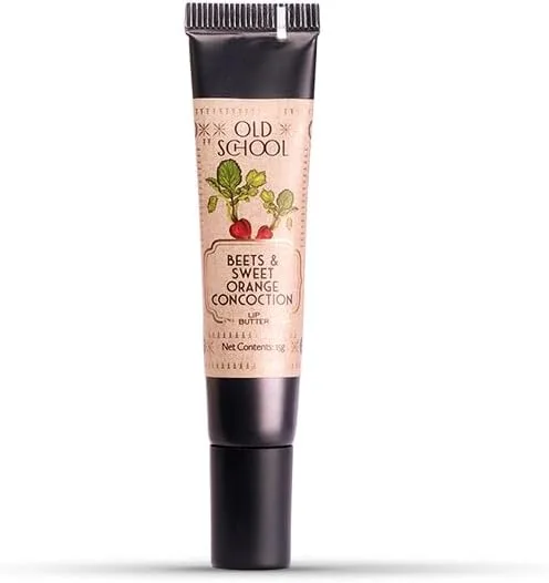 OLD SCHOOL Rituals Beets & Sweet Orange Concoction Lip Butter | Lip Balm For Dark Lips | Softens & Repairs Dry, Chapped Lips | Infused With Natural Beets & Sweet Orange Extracts | 15G