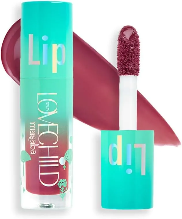 LoveChild Masaba Lip Gelato Tinted Lip Oil | Hydrating, Luminous finish |With Vitamin E, Jojoba oil, Hyaluronic Acid & Shea Butter, Spicy Berry, 5ml