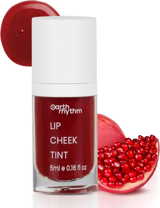 Earth Rhythm Lip & Cheek Tint – 10 Hour Wear, 100% Plant-Based Pigments, No Silicones, No Mineral Oil - Brandy
