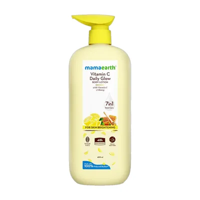 Mamaearth Daily Glow Body Lotion For Skin Brightening with Vitamin C & Honey