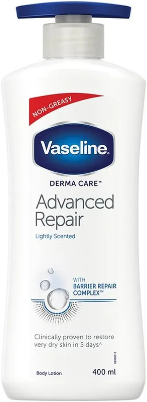Vaseline Derma Care Advanced Repair Body Lotion|| For Sensitive|| Dry Skin|| Non Greasy|| Long Lasting Moisturisation|| 400 ml